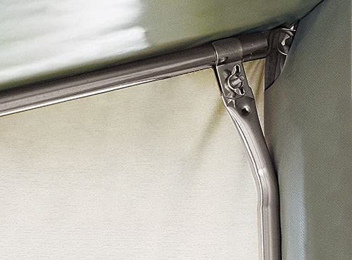 DWT Andruckstange Vorzelte, teleskopierbar, 170-270 cm, ø 25 mm Aluminium, Quick Grip, Zeltzubehör für Winddichte, 1 Stück