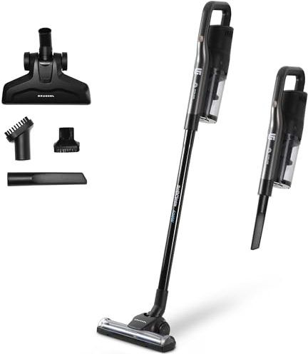 Grunkel ASP-Easy, Aspirapolvere Verticale Cavo, Nero