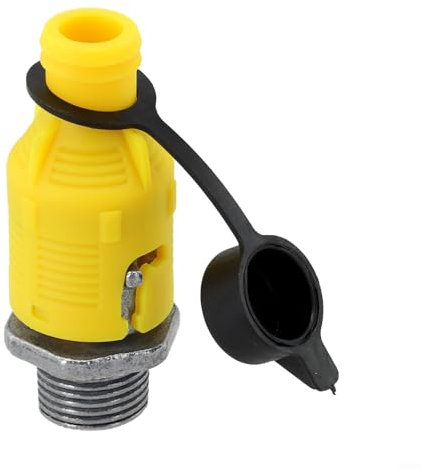 Vanne de vidange d'huile, convient pour tondeuse autoportée, tracteur, tracteur de cour, valve de vidange rapide sans débris, env. 3/8-18 NPT M16 x 1,25 mm