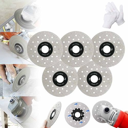 BLING-FURNITURESHOP Porous Widened Cutting Blade For Stone Ceramic, Diamond Cutting for Angle Grinder, Ceramic Tile And Rock Slab Cutting And Grinding Disc (5)