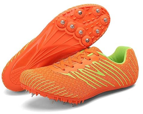 Leichtrit con Clavos para Atletismo Zapatillas,Zapatos con Clavos Pista Campo,Zapatillas Clavos Atletismo Kid,FáCil De Usar,Adecuado para Su Uso Durante Juegos,Competiciones Y Entrenamientos