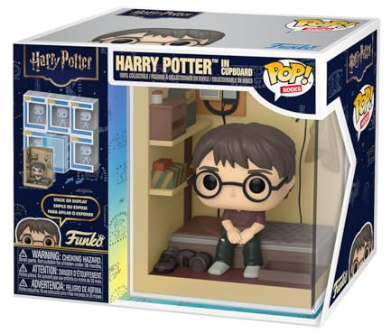 Funko POP! Nooks: Harry Potter - Harry Potter in Cupboard | Offizieller Fanartikel und Merch - Spielzeug zum Sammeln - Geschenkidee zum Geburtstag für Fans und Sammler
