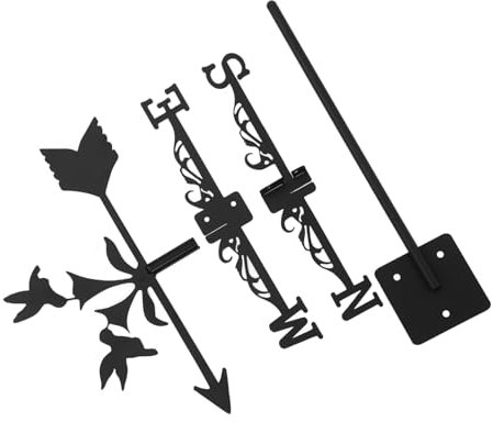 DECOMELODY Girouette Extérieure Décorative Indicateur Directionnel du Vent pour Jardin Décoration de Cour