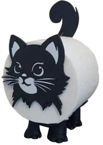 Katzen-Rollenhalter, Katzenpapierhandtuchhalter, Katzen Toilettenpapierhalter, Selbststehender Taschentuchständer Für Die Badezimmerdekoration Im Badezimmer