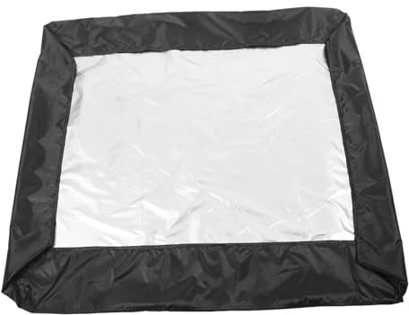 VICASKY Garden Sandbox Cover Polyester Protective Cap Outdoor Toys Lid Weatherproof Canopy Easy to Assemble