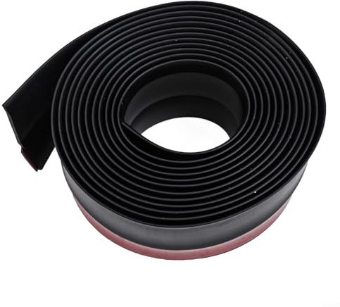 Filteilect Bande d'étanchéité pour porte de garage - 300 cm - En TPE résistant aux intempéries - Pour isolation supérieure et latérale - Coupe-vent, imperméable à la poussière, réduction du bruit
