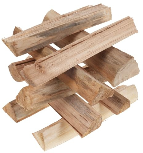 Kindling Wood 10pcs Hardwood Firewood for Heating and Fire Pits | Fireplace Wood, Wood for Pizza Oven Outdoor, Cooking Firewood Logs, 22cm Kiln Dried