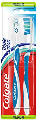 COLGATE Triple Action Toothbrush - Triple Action for Protection of Caries