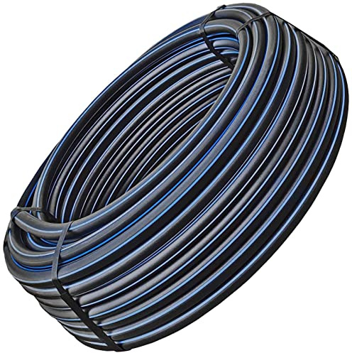 MegaHaustechnik PE Rohr 32mm Rohr-Außendurchmesser x Länge 5 Meter Rolle, Druck PN 12,5 Bar, Trinkwasser geeignet, für PP Klemmverbinder Fitting Wasserleitung Verlegerohr Kunststoffrohr