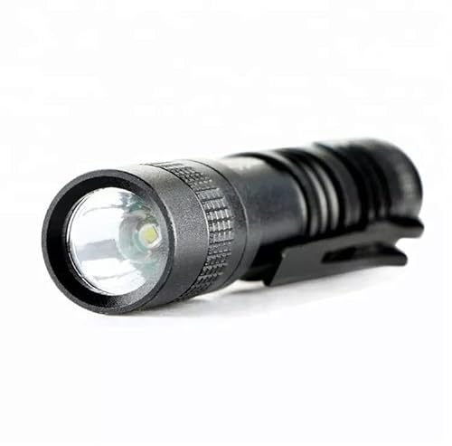 Dunamis Exousia LED Battery Powered Pocket Torch - Medical/Tactical Hand Flashlight, Waterproof Small Mini Pen Light (1 Pack)
