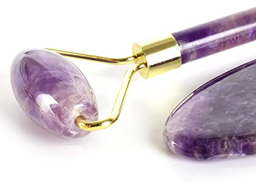Amethyst Face Massage Roller Naturstein Jade,Guasha2