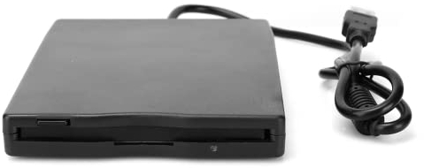 Raguso Lecteur de Disquette, Lecteur de Disquette Portable alimenté Directement, Forte capacité Anti-brouillage avec Interface USB pour 10