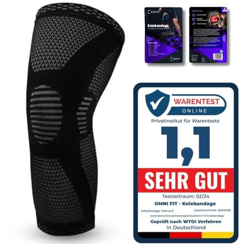 Omni Fit Entdecken Sie die neue Kniebandage zweite Haut für schmerzfreie Bewegung und unübertroffenen Komfort! Maximale Unterstützung ohne Schwitzen – für ein selbstbewusstes, aktives Leben.