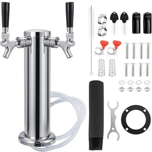 Kegerator Tower Dual Tap