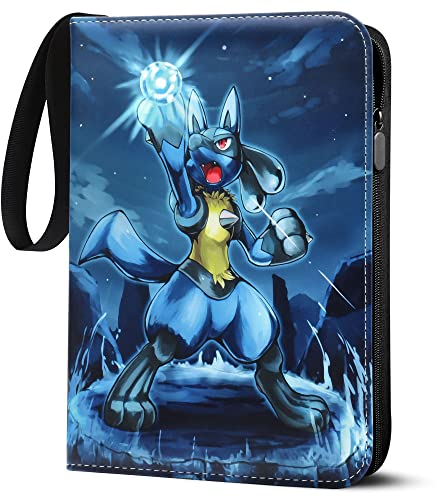 Sammelalbum für Pokemon Karten, 50 Seiten 400 Taschen Sammelkarten Album, Tragbar Wasserdicht PU Karten Halter, Sammelkartenalben Es ist das Geschenk für Kinder