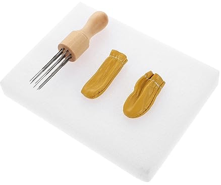 NUOBESTY 1 Jeu l'aiguille feutre feutrine felt Kit de feutrage en laine Feutrage laine Perles aiguilles stylo à broder outils de feutrage à l'aiguille fournitures de feutrage Bois