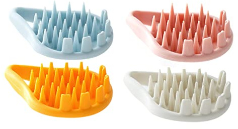 SEWOART 4stücke Massagekamm Für Kopfhaut Haarkamm Massagegerät Für Kopf Stressmassage-tool Ergonomisches Design Praktisch Für Haarewaschen