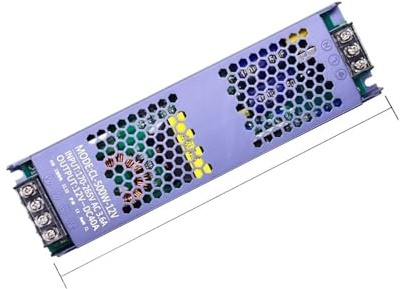 Transformador de caja de luz LED de 220 V a 12 V, fuente de alimentación de tira de luz lineal DC24v48V Fuente de alimentación de luz magnética (12V40A500W)