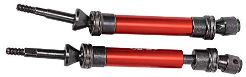 Alomejor Arbre D'entraînement en Acier RC Strong pour la Voiture de Passe-Temps ECX 1/10 RC, Traitement de Précision, Pièces Rechange, Bleu/Rouge / (Rouge ECX232000R)