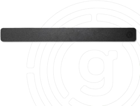 gelmags® Metall-Magnetleiste 50 cm schwarz | Selbstklebende Magnetleiste ohne Bohren | starke Klebeschicht | für Küche, Wohnmobil & Haushalt, Halterung für Gläser, Haken & Zubehör