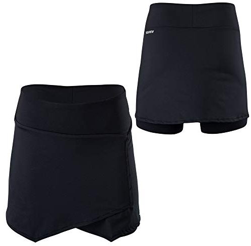 SILVINI Isorno MTB Rock Fahrradrock Damen Sport Rock Tennisrock Damen Rock mit Hose drunter Tennis Skirt Sportrock mit Hose Hosenrock Kurz Hockey Rock