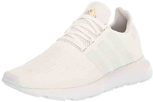 adidas Womens Swift Run White/White/Gold Metallic 7.5