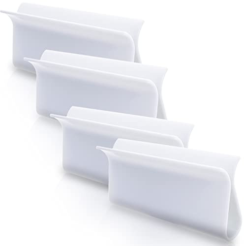 4 Cordless Roller Blinds Shades with Lifting Clamp Pulls for Window Blinds