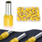 Flintronic Cosses Electriques a Sertir, 100 PCS Connecteur Electriques Isolées 6mm², Connecteurs de Bornes à Fil, Cosses et Kits Bornes et kits pour Automobiles Électriciens (Jaune)