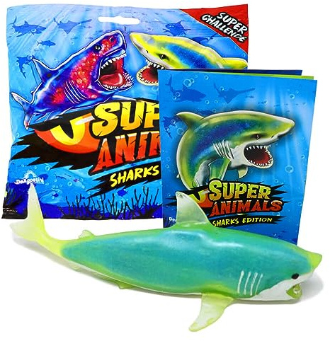 Generisch DeAgostini Super Animals Figur - Sharks Edition - Sammelfigur Hai Figur - Auswahl (Figur 16. Weißer Hai (Super selten XXL)
