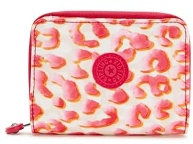Kipling MONEY LOVE Mittelgroße Geldbörse, Latin Cheetah (Rot)