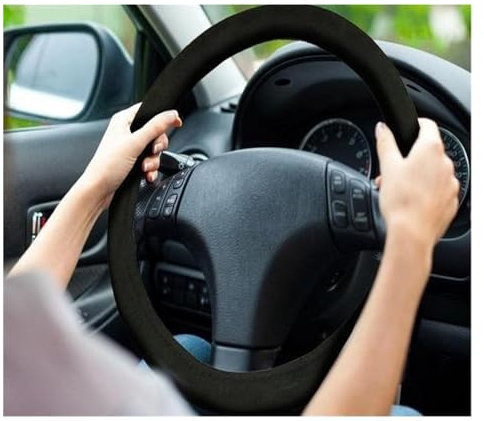 Auto Lenkradbezug Für Auto Beheizte Lenkrad Abdeckung Auto Innen Zubehör Mikrofaser Warme Fahren Abdeckung Lenkradbezug