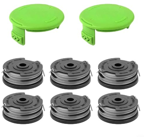 Alanmoship G40LT 21287 Bobine de fil avec capuchon de rechange pour coupe-bordures Greenworks 40 V