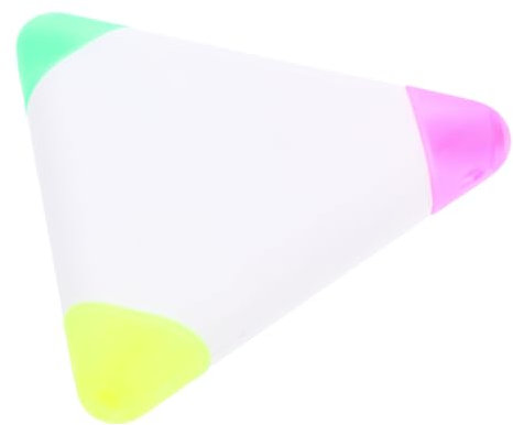 BCOATH Dreifarbige Dreieckige Fluoreszierende Marker Für Kreatives Zeichnen Und Notizen Wassermarkierungsstifte Für Schule Büro Und -projekte