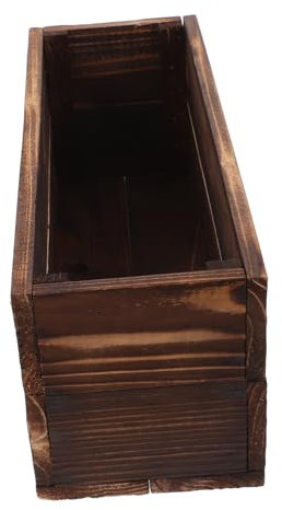 OFFSCH Blumenkasten Aus Holz Für Sukkulenten Rechteckige Wetterfeste Pflanzbox Für Balkon Und Garten Für Innen Und Außenbereiche Langlebig Und Rustikal Maße