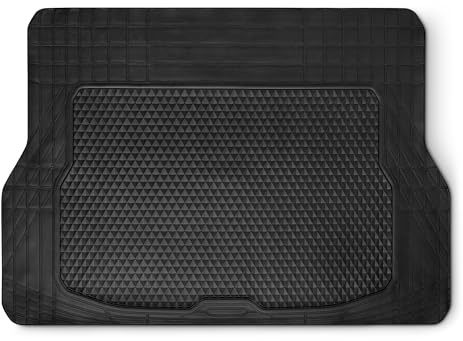 Amazon Basics Tapis de Sol pour Coffre de Voiture - Protection Contre Les intempéries - Peut être découpé pour s'adapter, Noir, 132.8 x 94.5 x 0.3 cm