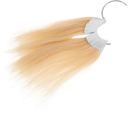 BELLIFFY Realistische Haarfärbesträhnen 30 Stück Probesträhnen Aus Echthaar für Friseure Teststrähnen Zum Haarfärben Styling-probe Friseursalon-zubehörset