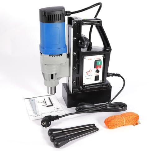 Profi Kernbohrmaschine Magnetbohrmaschine 1680 W, Kernbohrgerät Magnetbohreinheit 13800 N 50 mm Magnetkernbohrsystem für Schiffsbau Brückenbau Windkrafterzeugung