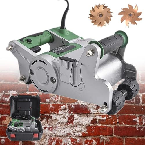 Scanalatrice for muri da 1100 W, macchina for il taglio di scanalature for muri monouso, macchina for scanalature for muri in lega di alluminio, taglierina for mattoni e cemento for idraulici ed elett