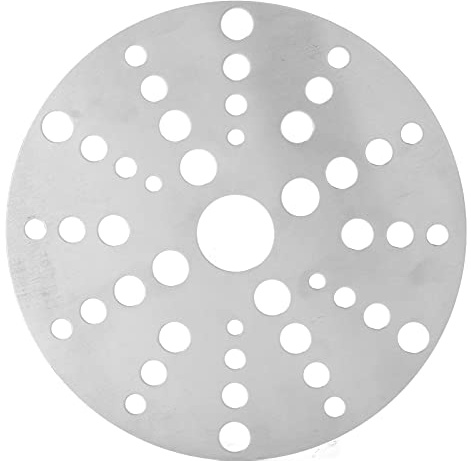 Fictory Diffuseur de chaleur en acier inoxydable pour cuisinière à induction et gaz, empêche les brûlures, 18 cm