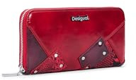 Desigual Geldbörse Mone Glow Red Fiona Wallet Carmine rot