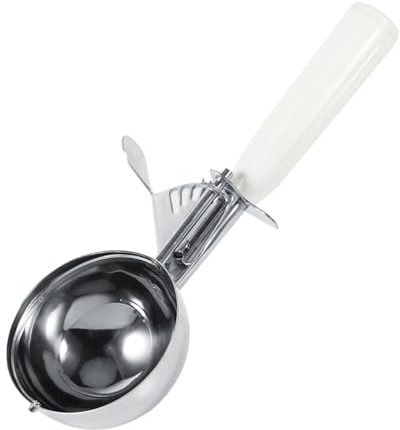 KooingTech Eisportionierer, Praktischer Edelstahl Eiskugelportionierer, Eisschaufel mit Kunststoffgriff Küchengerät (8cm)