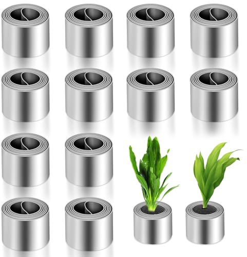 ZYQUES 12 Bände Aquarium Biegbar Pflanzenanker, Aquarium Bendable Plant Weights Metall Lebende Pflanzen Gewichte Wasserpflanzen Pflanzenhalter Aquarien Plants Anchors Verhindert Schwimmen
