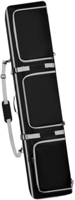 MotiveTech Bolsa de Snowboard, Bolsa de Esquí Enrollable con Correa, Portátil con Ruedas para Deportes de Invierno Al Aire Libre, Gris
