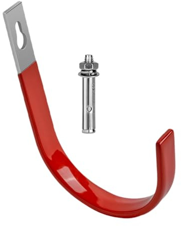 Gazocua Gancho para manguera de agua, gancho para manguera de jardín para montaje en pared, soporte para manguera de agua resistente al óxido para guardar cables de extensión, cuerdas y en exteriores