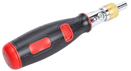 YWBL-WH 10 in 1 Ratchet Screwdriver, Alloy Steel Multi Bit Tool with Magnetic Bits, Ergonomic Handle for Household and Electronic Repairs
