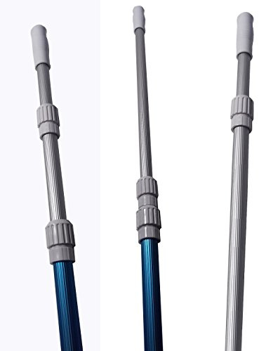 muma Asta TELESCOPICA Piscina Alluminio Regolabile 480cm telescopica in 2 Pezzi