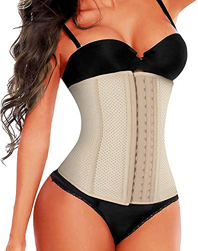 LOVELYBOBO Dam underbröst korsett mage väg bälte sport midja tränare shaper body midjeformare, latex, för viktminskning, timglasform, midjetränare för kvinnor