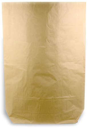 Hypafol Bio Papier Müllbeutel 50 Stück | abbaubare braune Biomüllbeutel für kompostierbare & biologische Abfälle und mehr | ohne Plastik | 2-lagig, Tüten mit 120 L | 700x950+220 mm, unbedruckt