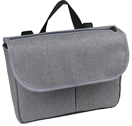 SM SunniMix Rollstuhl-Seitentaschen, Rollstuhl-Armlehnen-Seiten-Organizer für elektrische Rollstühle, manuelle Rollstühle, leicht und einfach zu bedienen - Grau