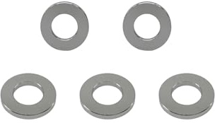 RISON Unterlegscheiben DIN125 M8, 5pcs Titan Flache Beilagscheiben Unterlegscheiben Flachscheibe, 6AL4V Luft-und Raumfahrtqualität Dichtungsring, Metallscheiben für Schrauben Muttern Gewindestange